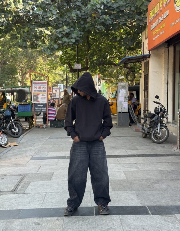 Oversize Black Hoodie